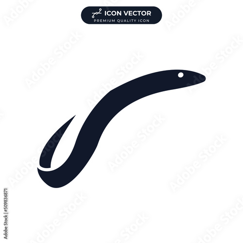 eel icon symbol template for graphic and web design collection logo vector illustration