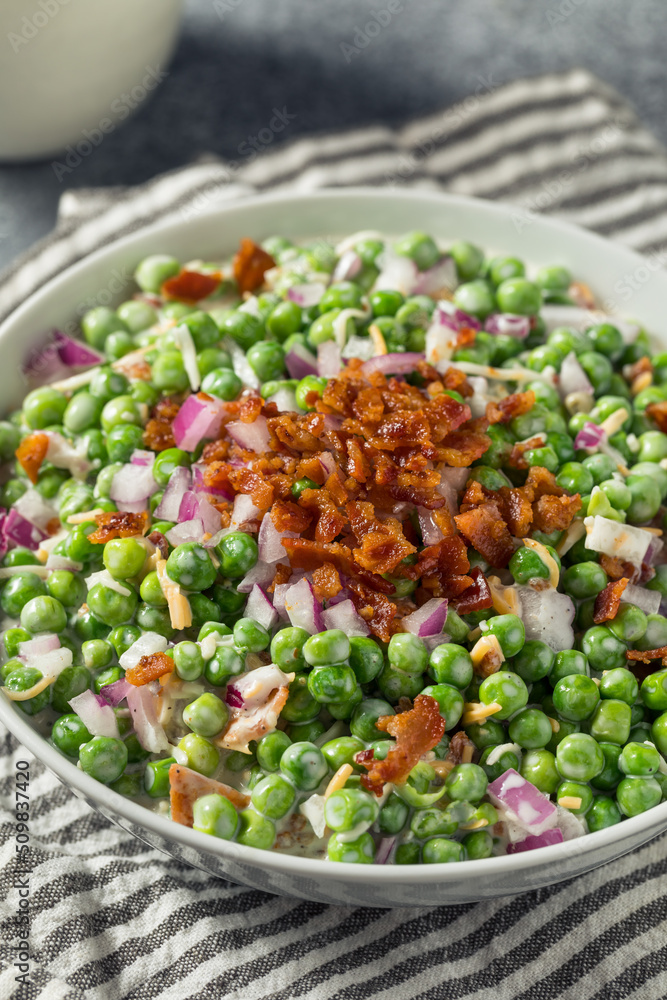 Homemade Summer Bacon Pea Salad Homemade Summer Bacon Pea Salad