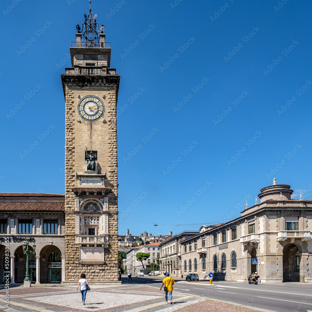 Bergamo, torre dell'orologio