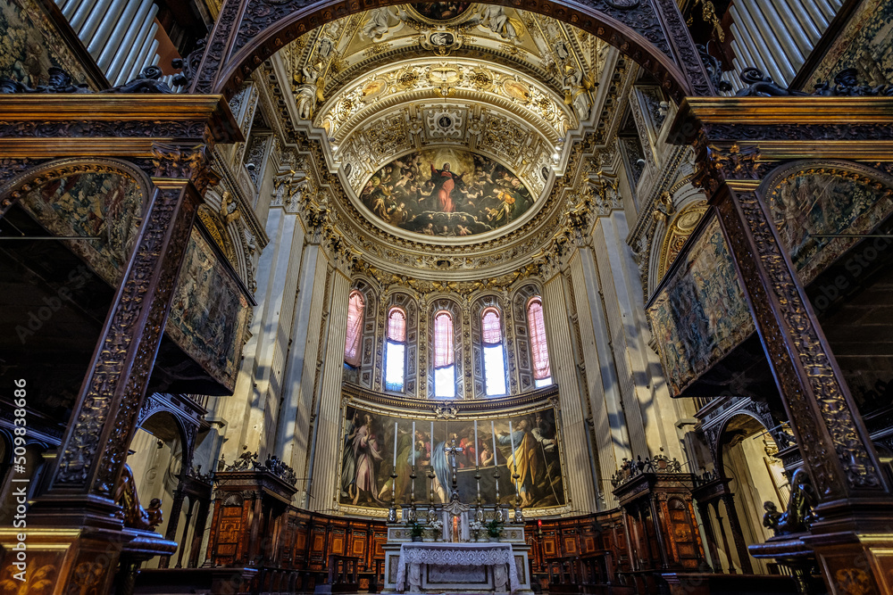 Bergamo Alta, interno Duomo