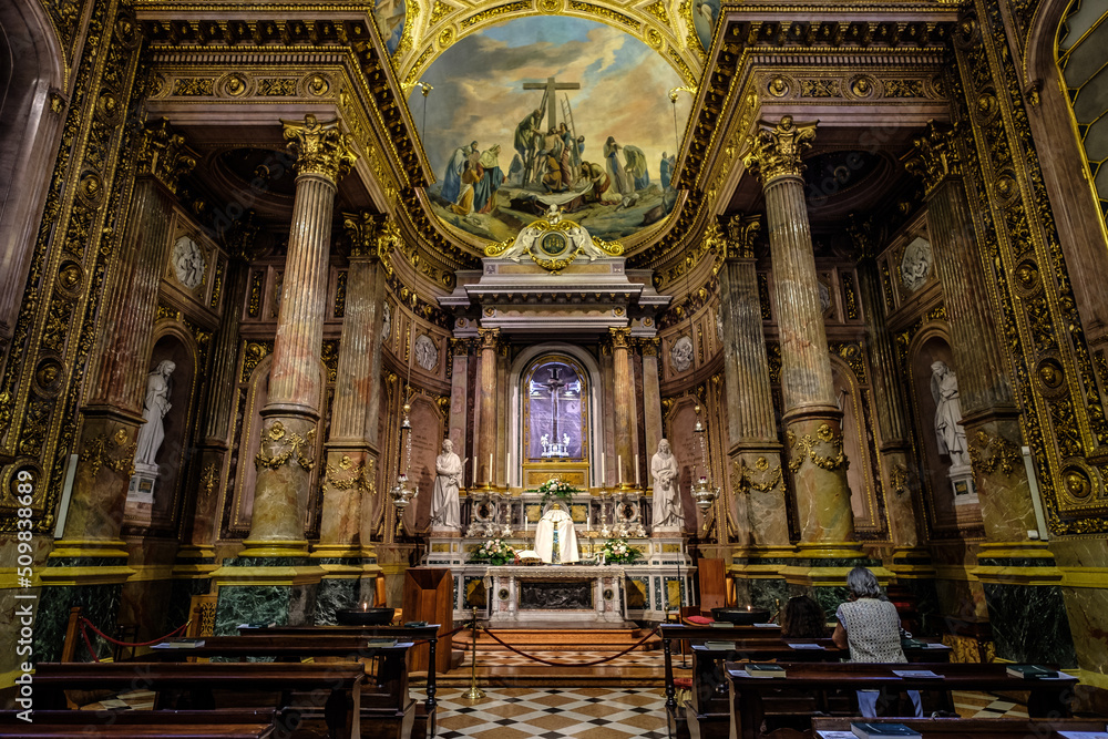 Fototapeta premium Bergamo Alta, interno Duomo