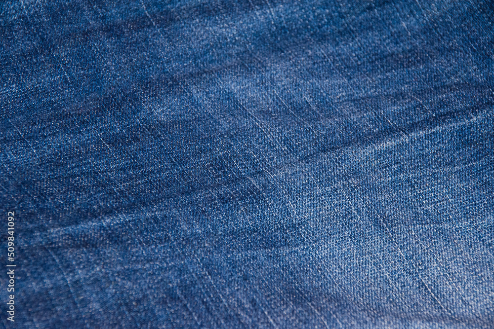 Stylish blue denim background with copy space Stylish blue denim background with copy space