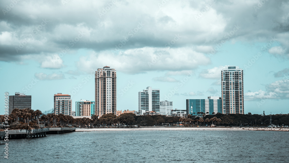 Obraz premium city skyline