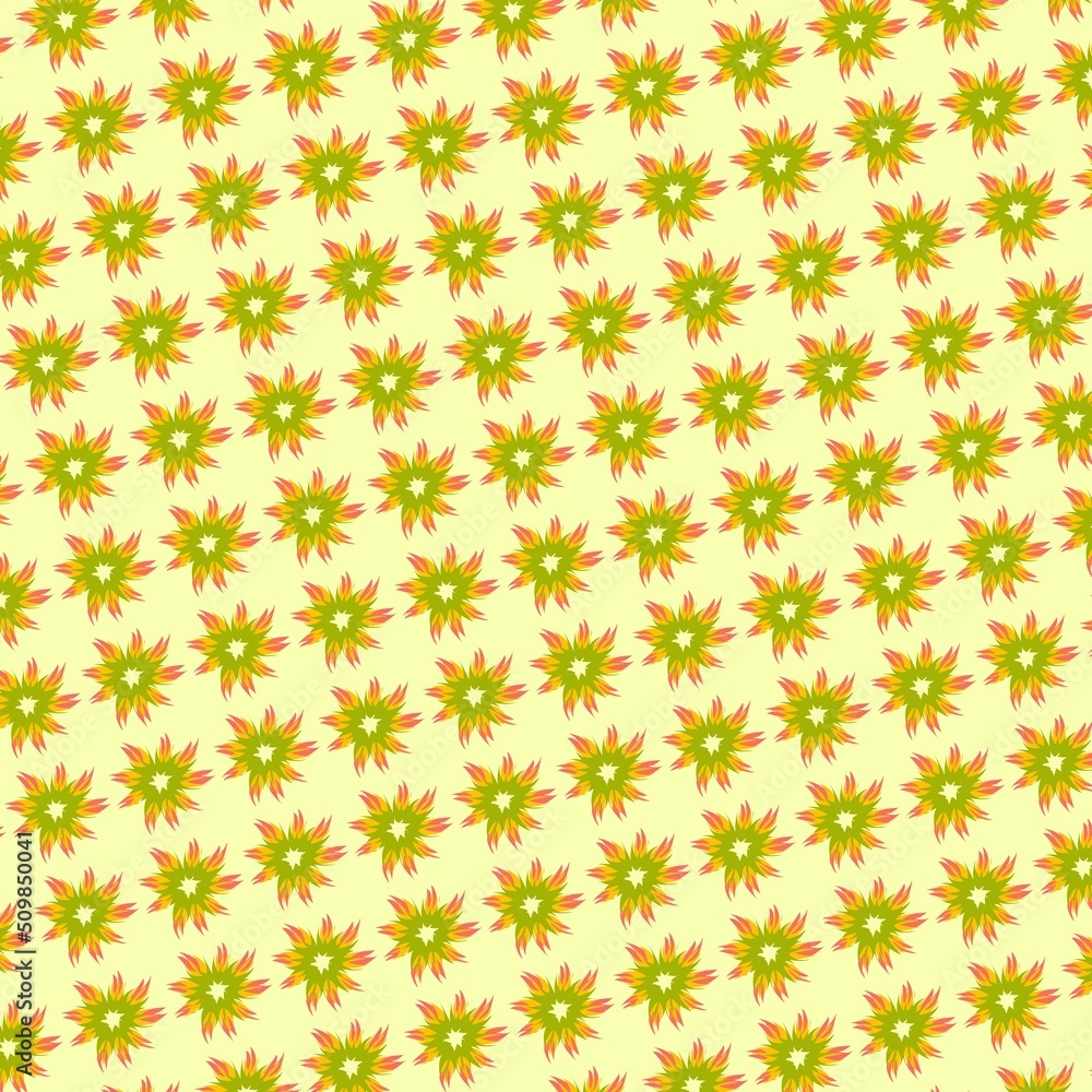 Pattern of colorful flower petals on the light green background. Available for text. Suitable for wallpaper, quotes, website, presentation, advertising, poster, backdrop, company, printing, etc. Pattern of colorful flower petals on the light green background. Available for text. Suitable for wallpaper, quotes, website, presentation, advertising, poster, backdrop, company, printing, etc.