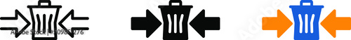Reduce waste icon