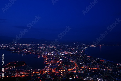 Night View from Mount Hakodate (Hakodateyama) in Hakodate, Hokkaido, Japan - 日本 北海道 函館市 函館山 夜景 © Eric Akashi
