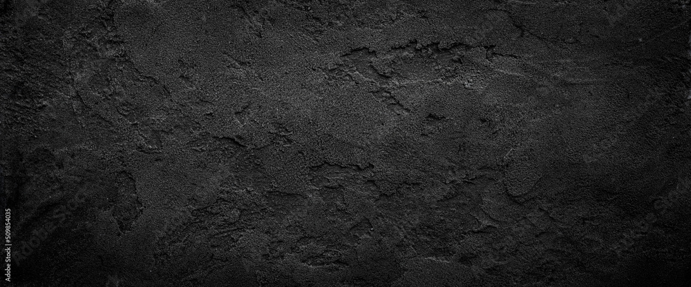 Leinwandbild Motiv - Mr. Music : Black or dark gray rough grainy stone texture background