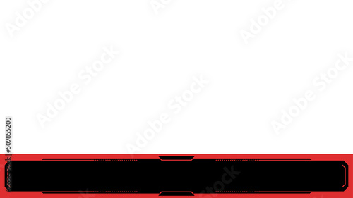 危険な画面のフレーム素材_テロップ