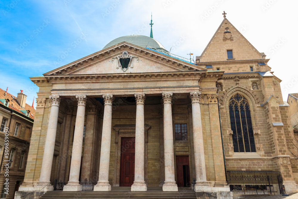 St. Peter's Cathedral in Geneva, Switzerland