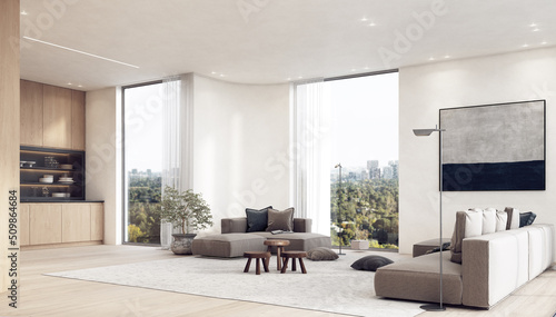 modern living room interior.