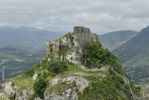 château en ruine de roquefixade