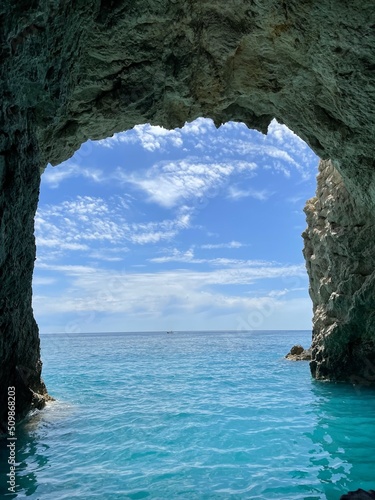 Wallpaper Mural Water caves in the Mediterranean Torontodigital.ca