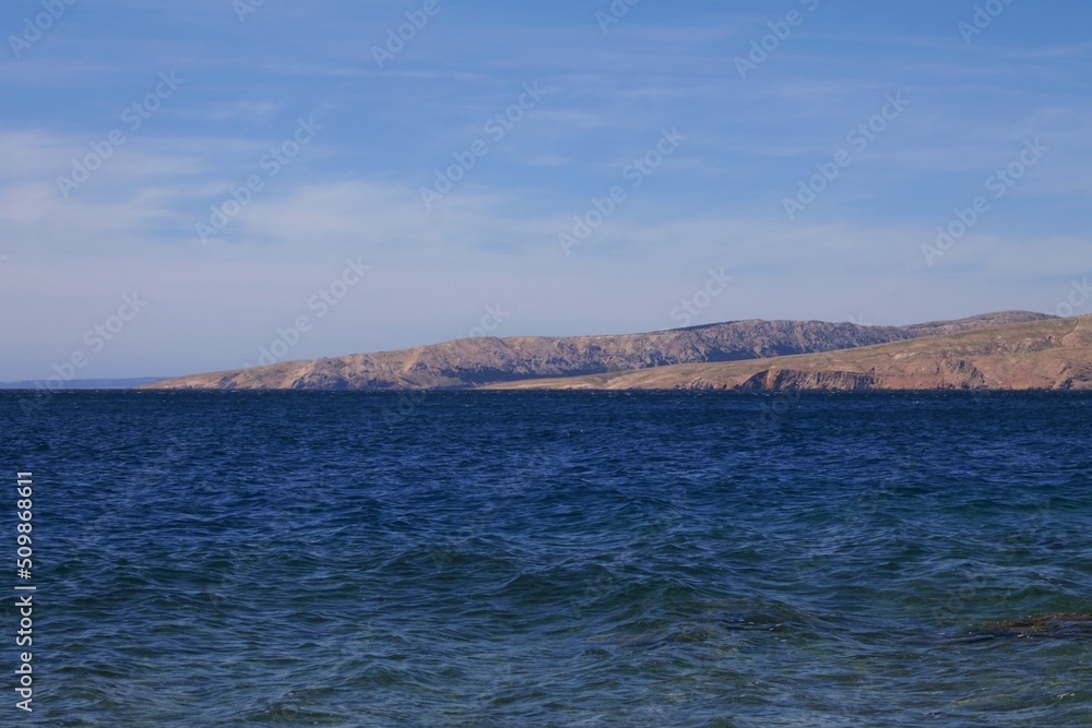 coast of island in croatia near Senj