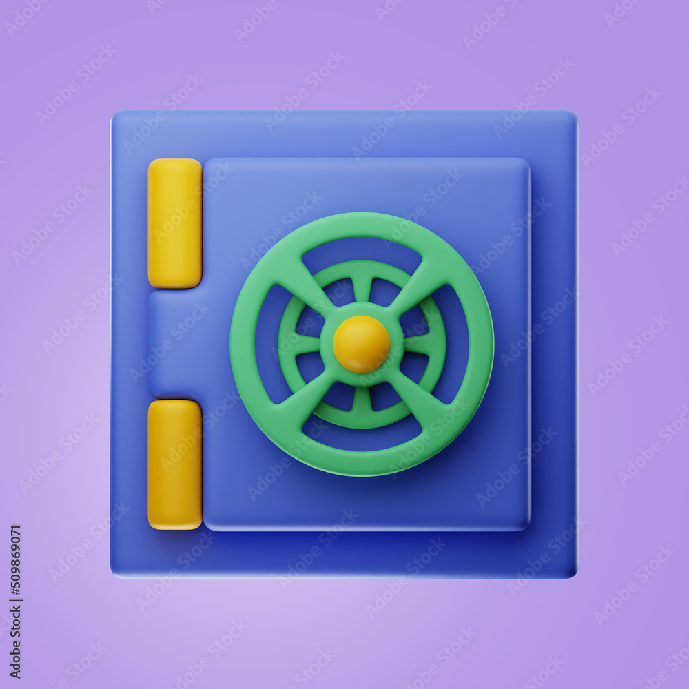 Premium Money Coin Money Case Finance Icon 3D Rendering on isolated background Premium Money Coin Money Case Finance Icon 3D Rendering on isolated background
