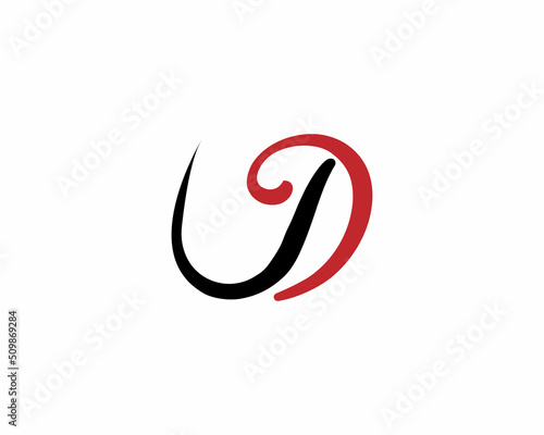 UD Letter Logo Design. UD Elegant Creative Look and Professional Letter Icon on White Background.