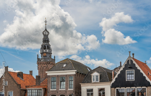 View of Monnickendam, a picturesque tourist dutch city in Province North Holland