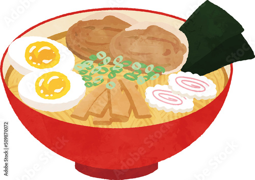 ラーメンのイラスト