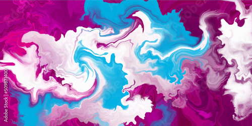 Luxurious colorful liquid marble surfaces design. Abstract color acrylic pours liquid marble surface design. Beautiful fluid abstract paint background. close-up fragment of acrylic painting on canvas.