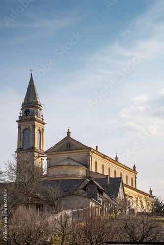 Church in Dobrogkoz, Hungary photo
