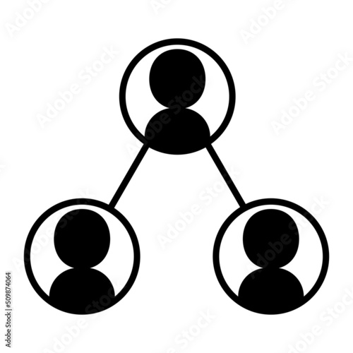 人物の共有チャートイメージ