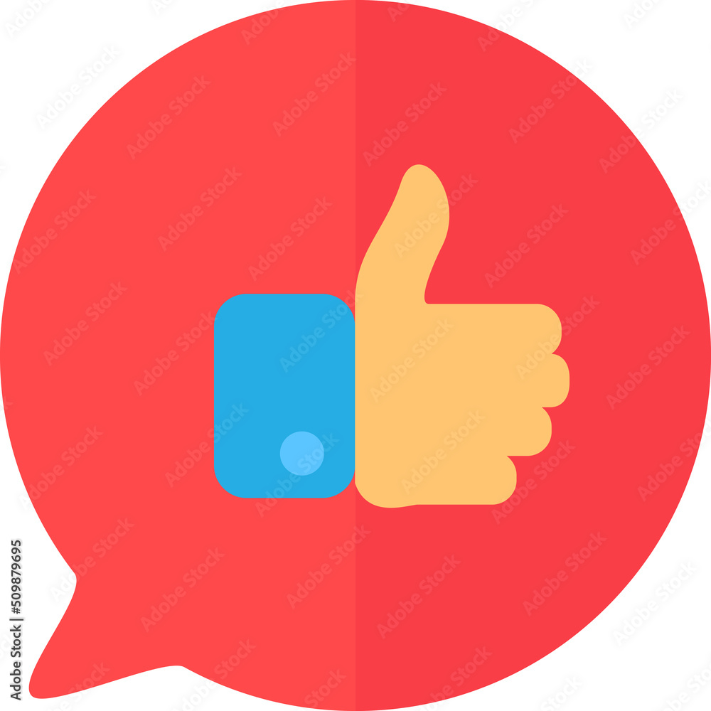 Like thumb up social media app button icon vector Like thumb up social media app button icon vector