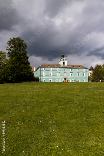 Dacice castle in Southern Bohemia, Czech Republic photo