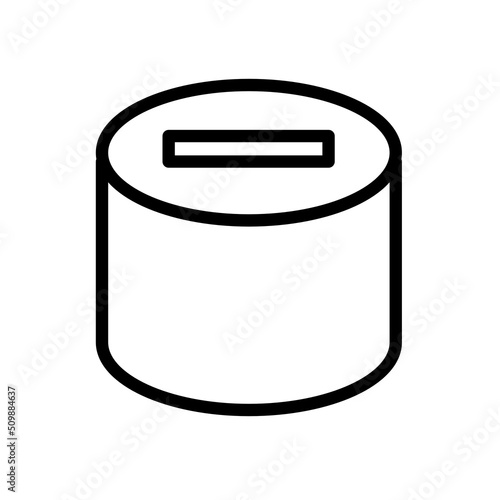 Skarbonka moneybox - ikona wektorowa