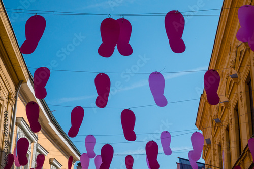 footsteps hanging of. Spancirfest 2021, Varazdin
