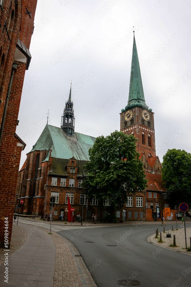 Views from the city of Lübeck, Germany
