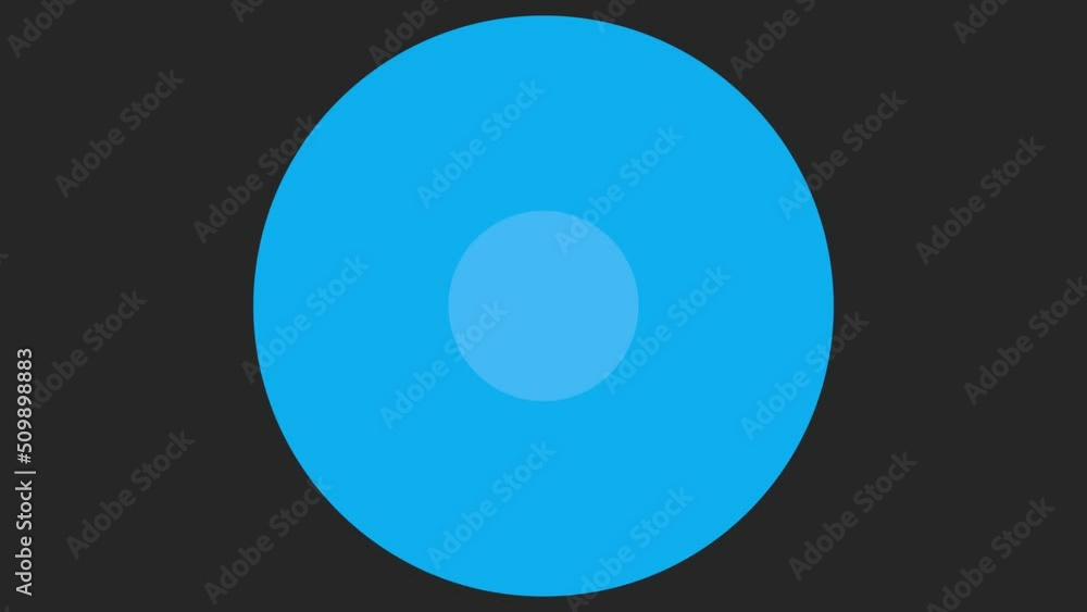Geometric animation of a circle that changes colors Geometric animation of a circle that changes colors