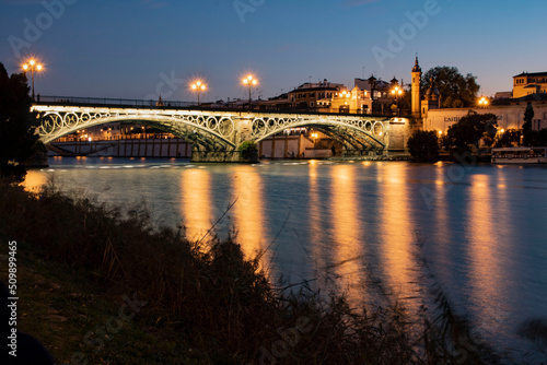Triana bridge city and river © Celia