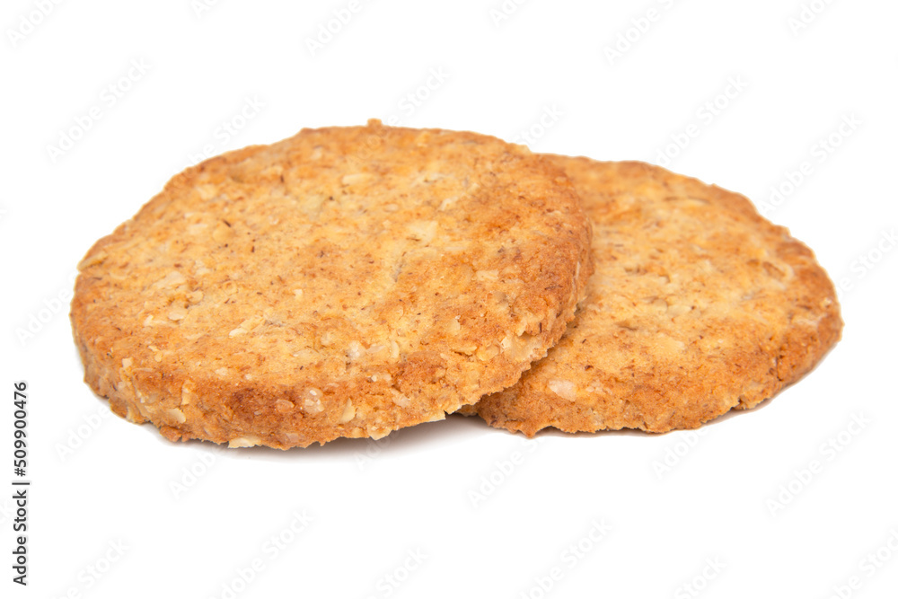 Cereal classic cookies isolated on the white background Cereal classic cookies isolated on the white background