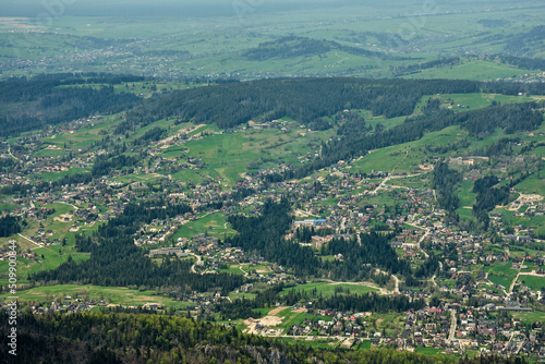 Zakopane z Giewontu