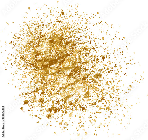 Gold Glitter Effect