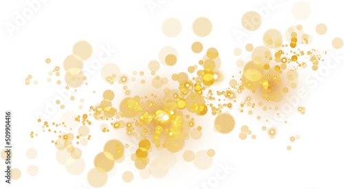 Gold Sparkle And Glitter Dust Effect © James Thew