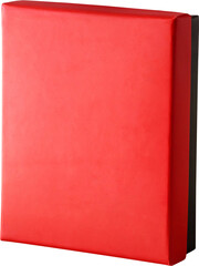 Mockup red and black box isolated