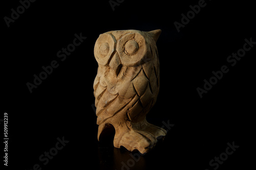 Fotografie carvings are handicrafts in northern Thailand.