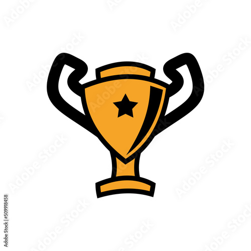 Champion trophy cup logo design