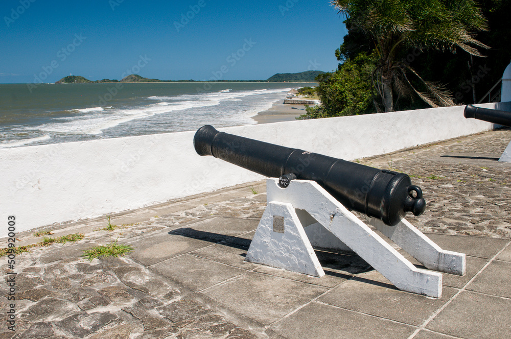 Fortaleza de Nossa Senhora dos Prazeres de Paranaguá. Ilha do Mel. Parana. Brazil Fortaleza de Nossa Senhora dos Prazeres de Paranaguá. Ilha do Mel. Parana. Brazil