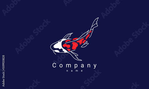 koi fish logo
