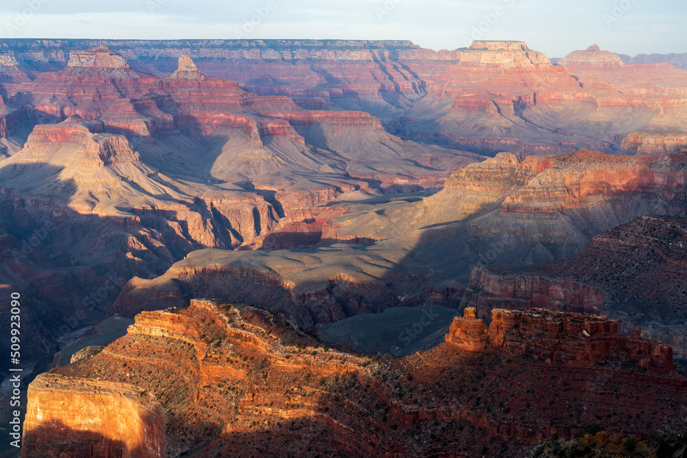 Fototapeta premium Sunset from Hopi Point at the south rim of the Grand Canyon, Arizona.