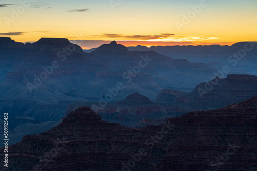 Landscape photograph of the Grand Canyon at sunrise from Yavapai Point. © Christopher