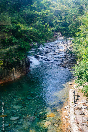 渓谷の流れ © Hiroshi Tsuchiya