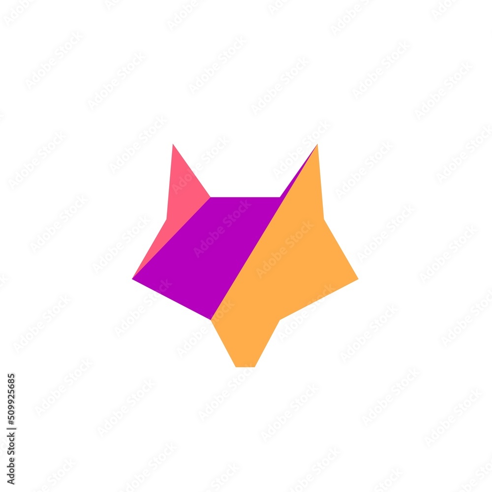 Simple and elegant fox logo Simple and elegant fox logo