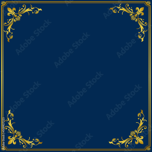 Vector frame of flowers. Vintage floral elements Isolated botanical illustration for a postcard.