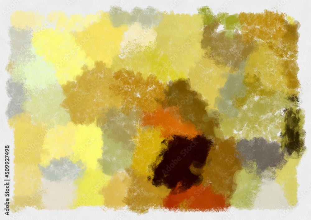 Fototapeta premium Illustration style background image abstract pattern various vibrant colors watercolor style illustration impressionist painting.