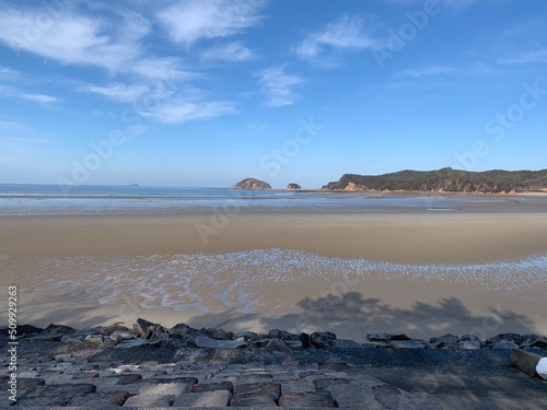 운여해수욕장, 운여해변, 충남 태안 안면도 / Unyeo Beach, Anmyeondo Island in Taean, Chungcheongnam-do photo