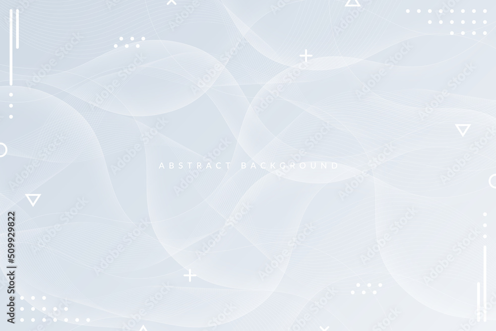 Abstract white background with wavy lines Abstract white background with wavy lines