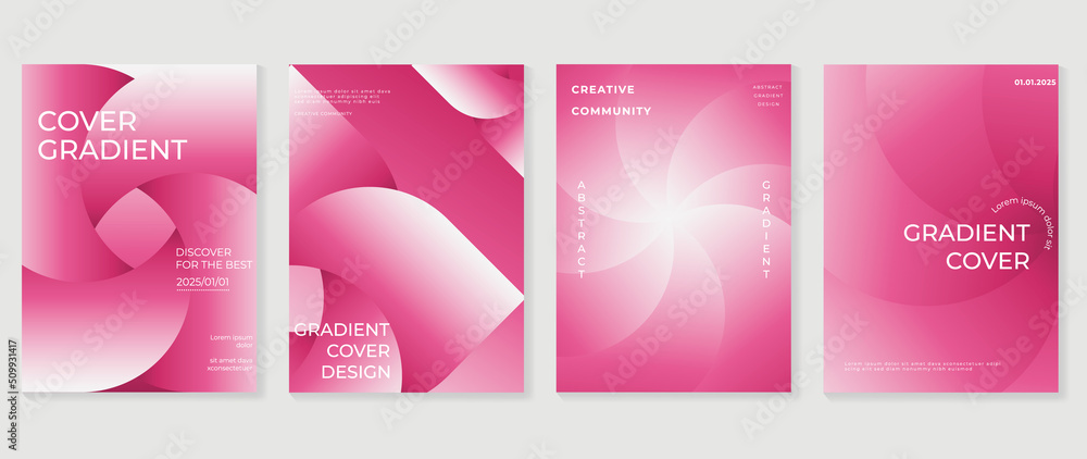 Naklejka premium Fluid gradient background vector. Futuristic style posters with blue, green geometric shapes, vibrant color, flower. Modern gradient wallpaper design for social media, idol poster, banner, flyer.