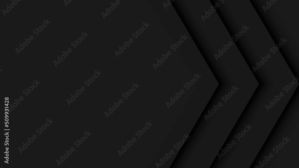 Black arrow vector background. Abstract background for design use.